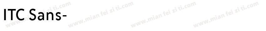 ITC Sans字体转换